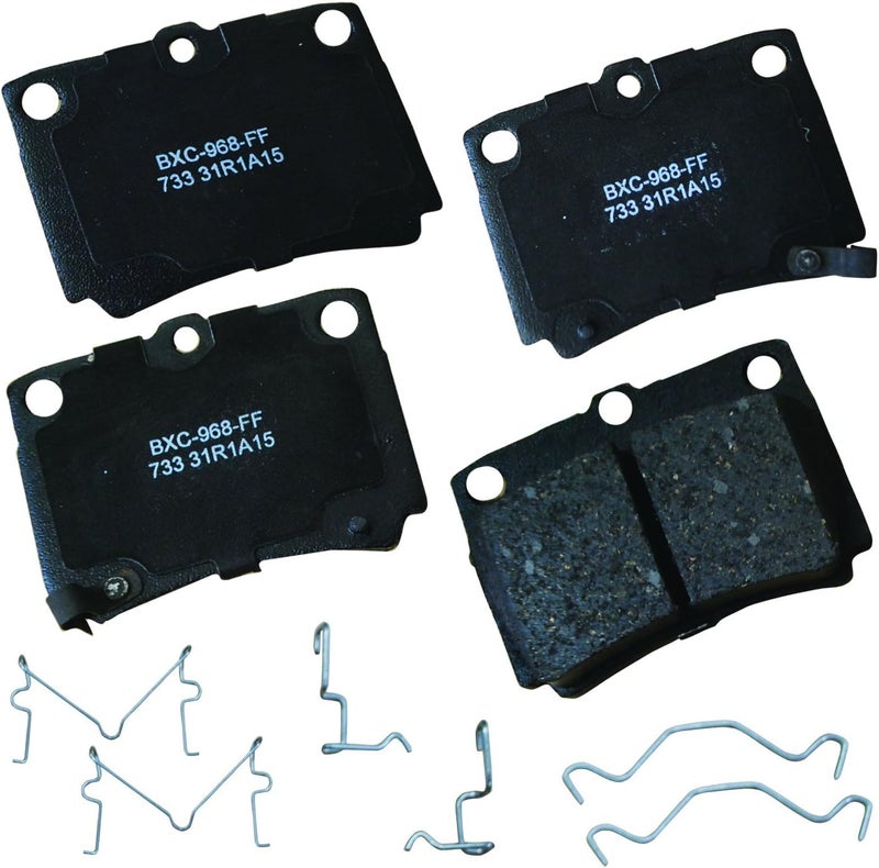 Bendix Premium SBC733 Ceramic Rear Brake Pads for Mitsubishi Montero Sport 2004-1997 - Image 1